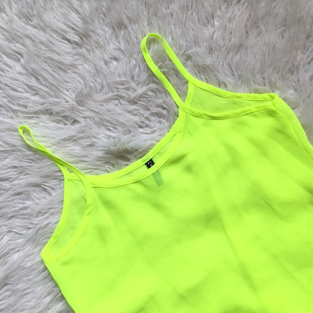 Neon Sleeveless Top